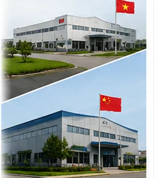 Vietnam and China factory production bases